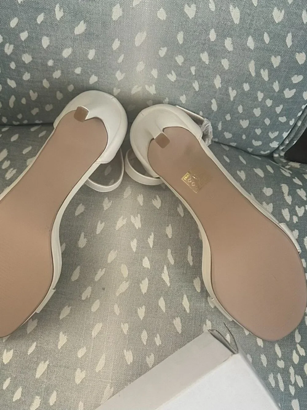 Dream Pairs White Heels – New – Size 6